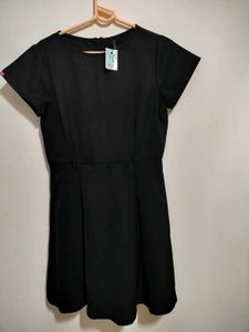 Classic Black Short Sleeve Dress