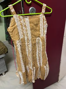 Stylish Mustard Ethnic Kurta Top