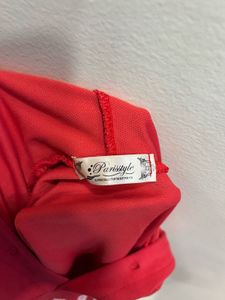 Red Crop Hoodie