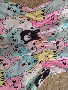 Cute Cat Print Dress