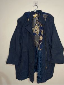Elegant Navy Blue Coat