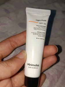 Minimalist Light Fluid SPF 50 Sunscreen