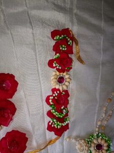Floral Jewellery Set for Haldi/Mehendi/ baby showe