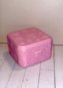 Pink Floral Jewelry Organizer Box