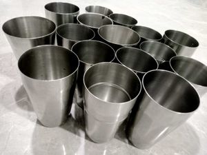 Set of 16 Stainless Steel glass