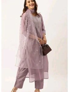 Elegant Pink Kurta Set with Dupatta