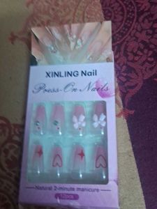 XINLING Press-On Nails - Pink