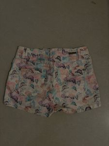 Cute Butterfly Print Shorts