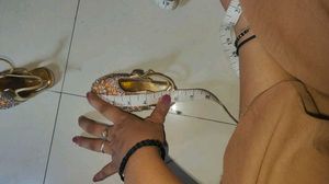 Sparkly Gold Baby Sandals