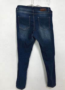 Ripped Dark Wash Denim Jeans