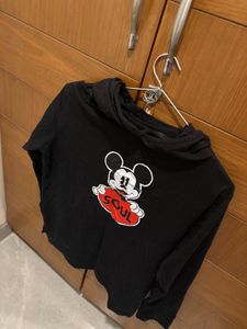 Black Mickey Mouse Hoodie