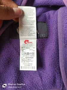 Brand is NEPA Purple Fleece Zip-Up Jacket OG