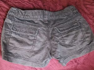 Womens Grey Cargo Shorts