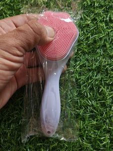 Silicone Face Cleansing Brush pink