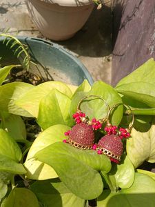 Beautiful Dangle Earrings 🩷🎋
