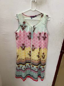 shrishti by fbb Colorful Printed Sleeveless Kurta