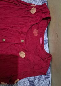 Red Kurta Set with Dupatta