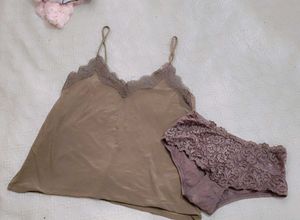 Very Beautiful Lace Cami With Penty