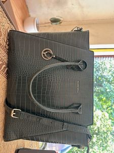 Allen Solly Croc Texture Handbag