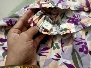 Floral Print Mini Skirt
