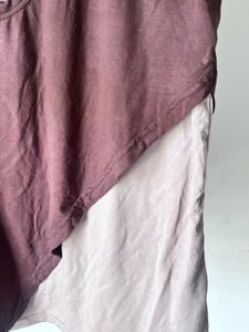 Layered Brown &amp; Beige Top