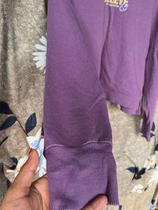 Purple "Believe" Graphic Sweatshirt 💜