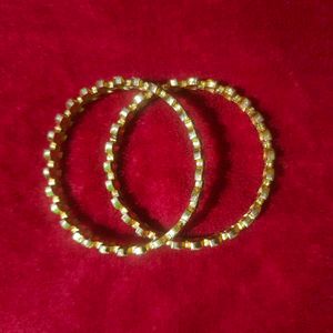 Elegant Beaded Bangle Set