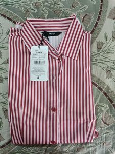 Striped Button-Down Shirt