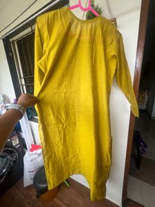 Elegant Mustard Yellow Kurta