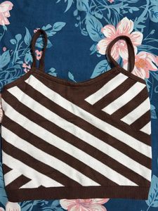 Striped Knit Camisole Top
