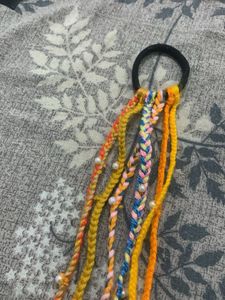 Boho Braided Hair Tie with Shells
