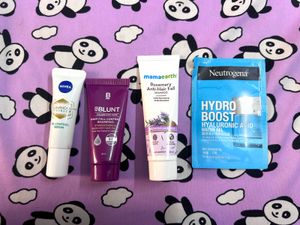 Nivea, Bblunt, Mamaearth & Neutrogena Samples