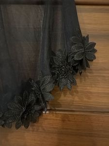 Elegant Black Embellished Dupatta