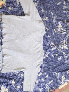 Ribbed Knit Button-Up Top