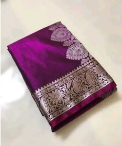 Banarasi satin silk saree. Any color at 599