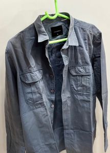 Blue Casual Men's Shirt