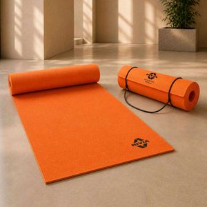 Used  Yoga Mat with use marks - Orange
