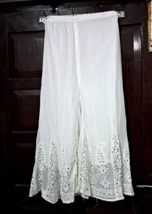 Maroon Kurta Sharara Set with White Dupatta
