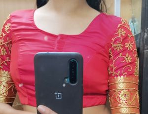 Beautiful Embroidered saree blouse and chunari