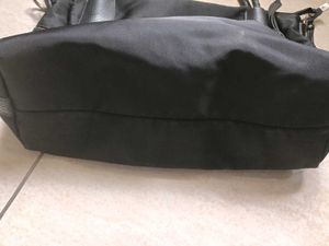 Black Nylon Handbag