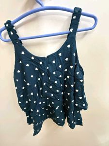 Heart Print Tank Top