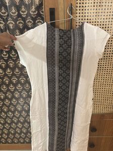 Black And White kurta