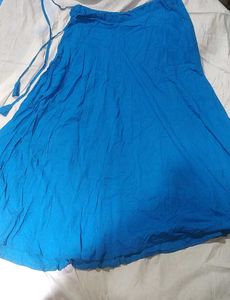 Vibrant Blue Ethnic Skirt