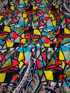 Vibrant Geometric Print Bikini Set