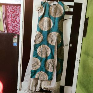 Beautiful Dress In 3 Piece Gown+ Jacket+Dupatta