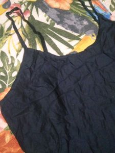 Navy Blue Slip Dress