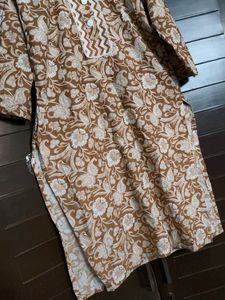 Cotton Printed Kurta Set with Dupatta