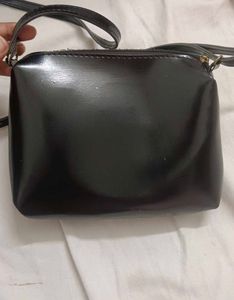 Star Studded Black Sling Bag