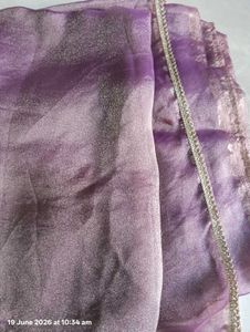 Elegant Purple Saree