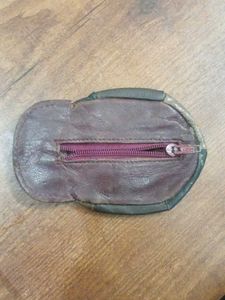 Unique vintage Leather Coin Purse